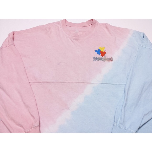 DISNEYLAND Spirit Jersey D23 Expo Best Disney Day Ever Tie Dye Blue Pink XL - Picture 7 of 16